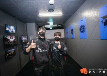 Oner (trái) và Keria là 2 tuyển thủ được danh hiệu MVP sau trận - nguồn: LoL Esports