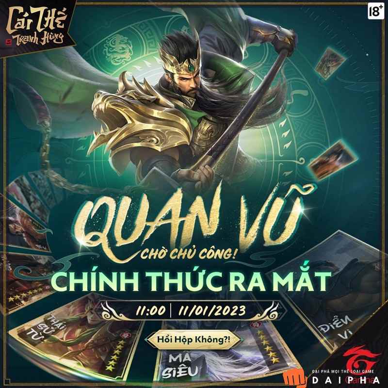 Garena Cái thế tranh hùng - Quan Vũ