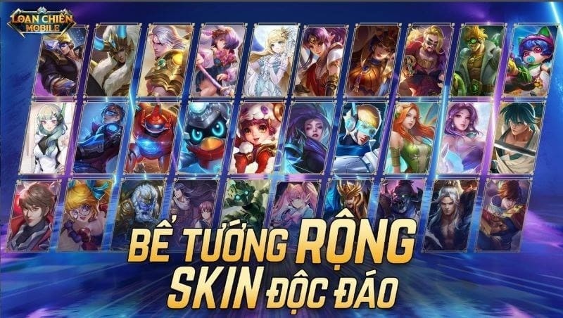 Bể tướng rộng skin siêu độc đáo