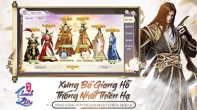 Game gây ấn tượng với bốn lớp nhân vật