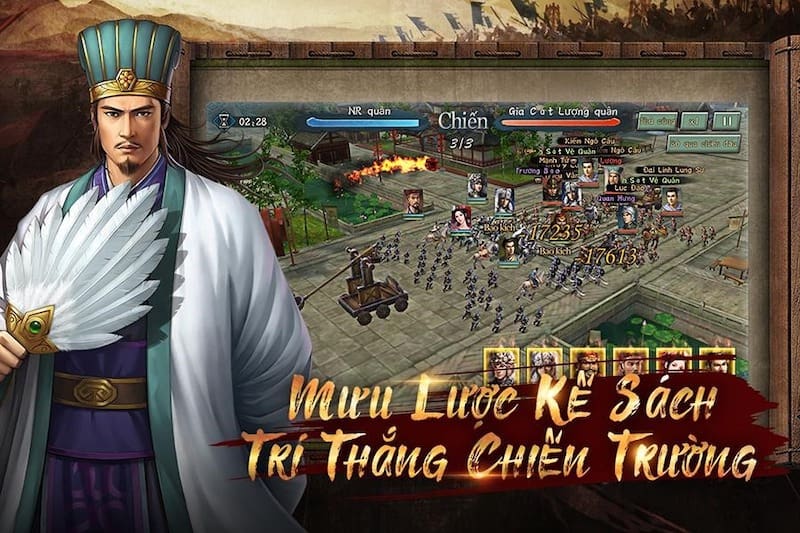 Game khai thác thời kỳ Tam Quốc nổi tiếng