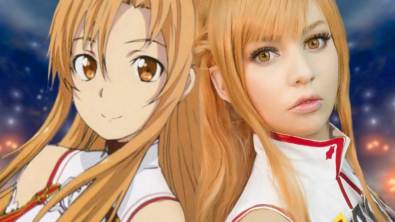 so sánh cosplay asuna 3d và 2d