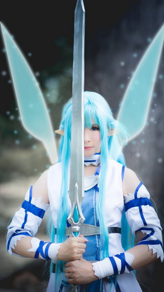 Cosplay asuna nữ hoàng tinh linh giới