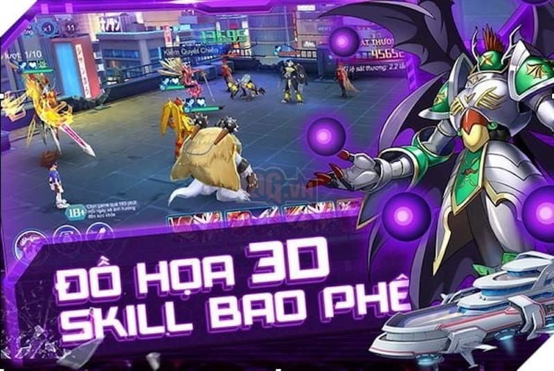 Game sở hữu nền đò họa bắt mắt