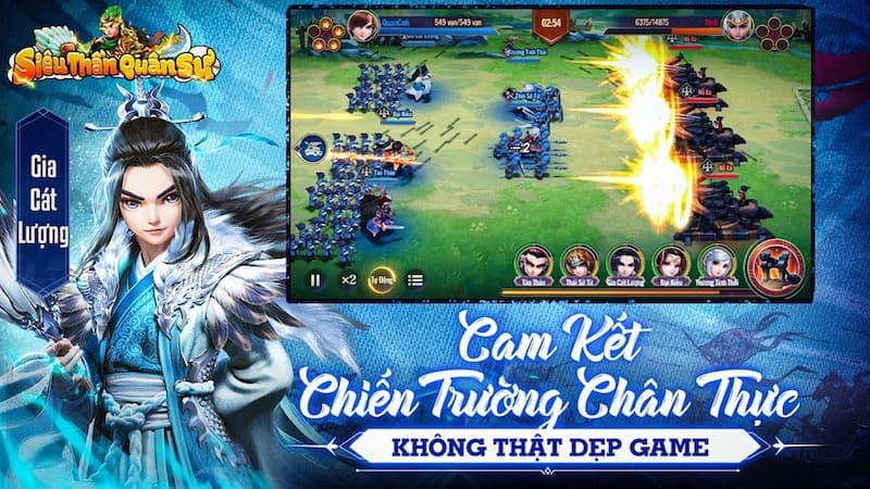 Game thẻ tướng Tam Quốc Chiến chiến thuật