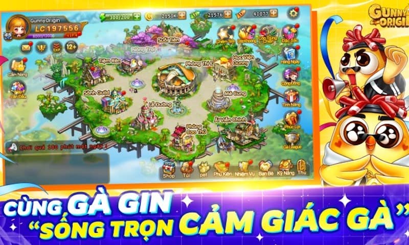 Lối chơi game quen thuộc thú vị