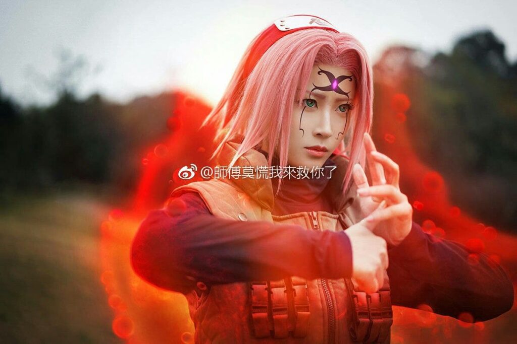 Cosplay sakura chiến đấu