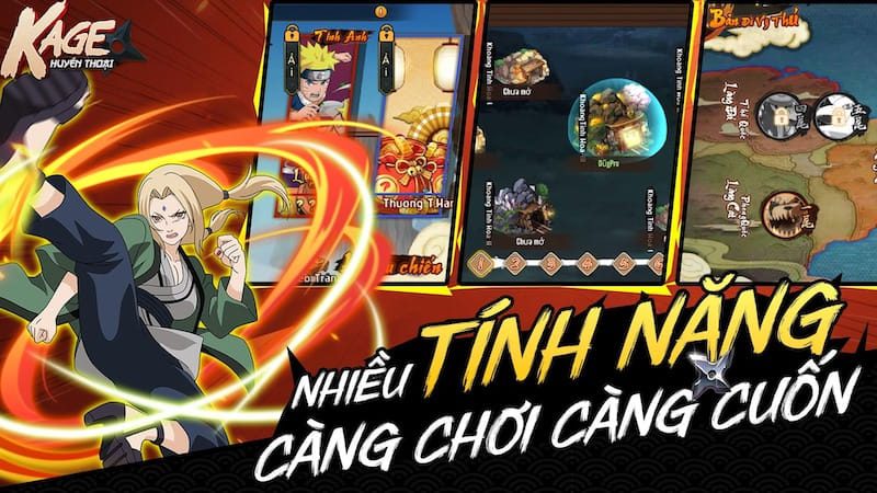 Tính năng hấp dẫn càng chơi càng cuốn