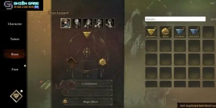 Lựa chọn kỹ năng phù hợp khi chơi Shadow of the Depth